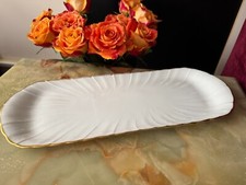 Plat à cake Porcelaine de Limoges Bernardaud modèle Verlaine