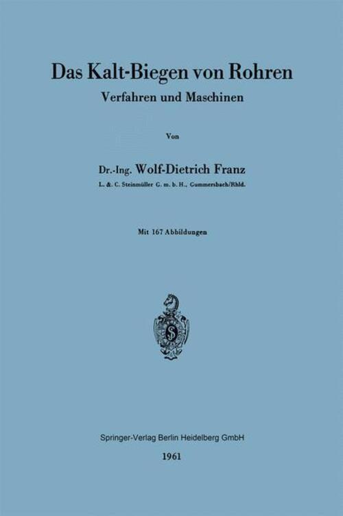 Wolf-dietrich Franz | Das Kalt-biegen Von Rohren | Taschenbuch |