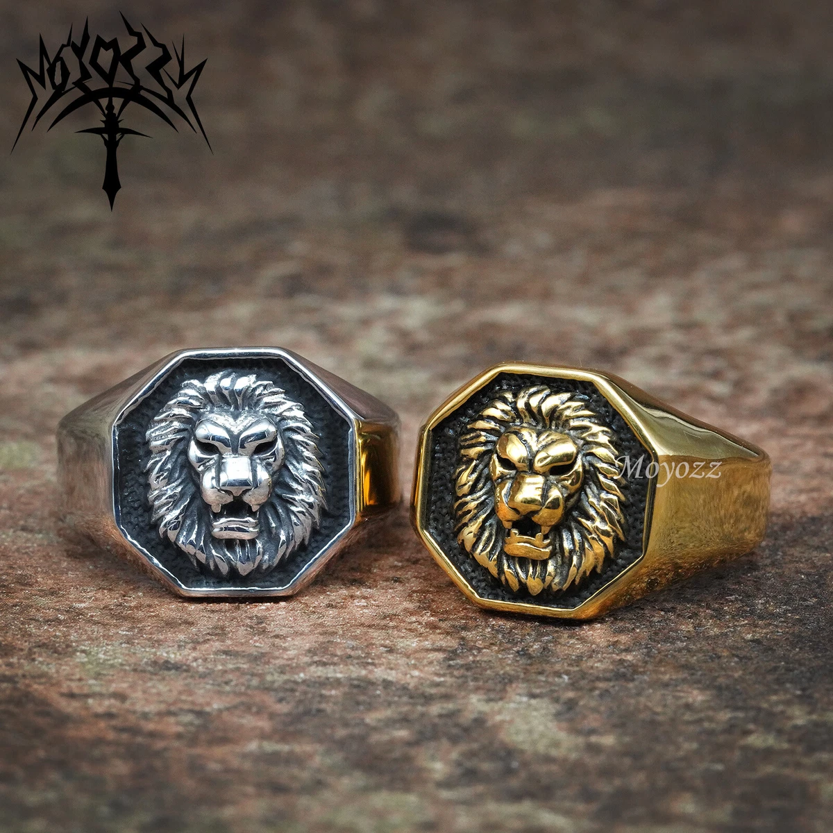 Animal head rings sale