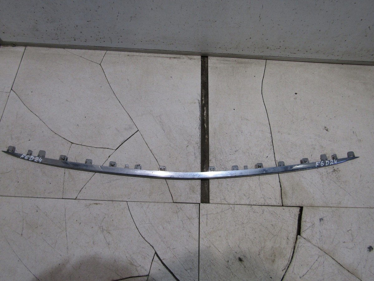 22 On Mercedes C Class W206 Front Bumper Chrome Spoiler  