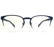 Diesel Eyeglasses Frames DL5158 Col.091 Blue Round Half Rim 52-19-145