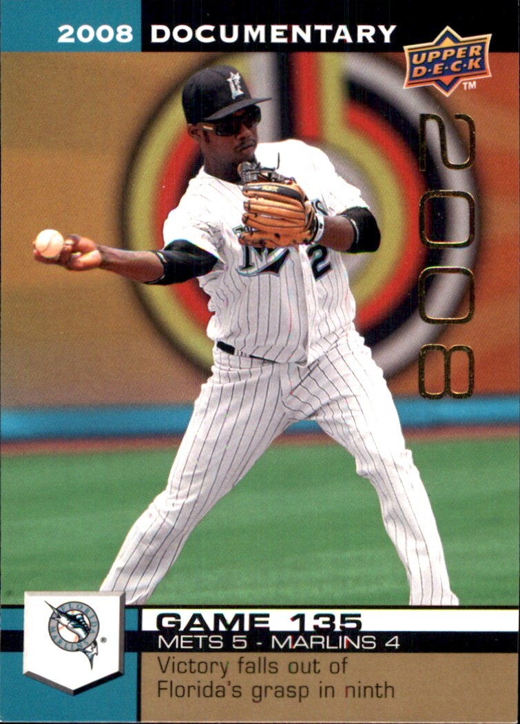 Hanley Ramirez MIAMI FLORIDA MARLINS 2008 Upper Deck Documentary GOLD #4025