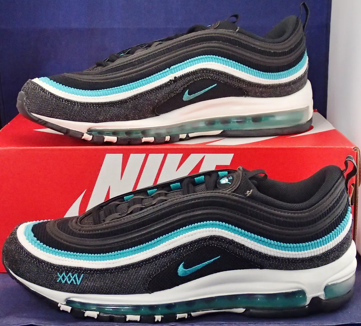Air max 97 black and turquoise cheap