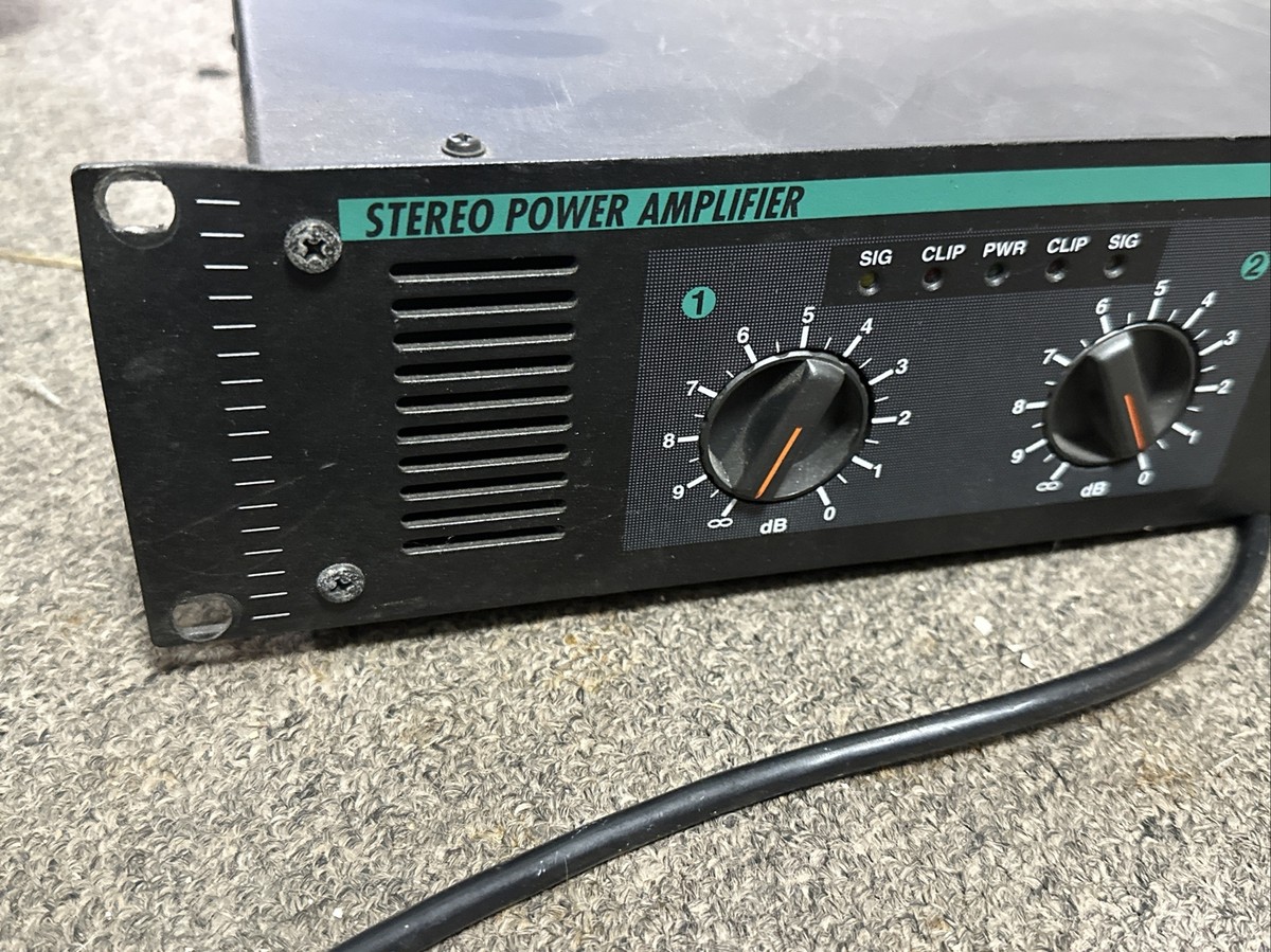 jeil sa-196 toroidal Power Amplifier 160w Stereo vintage tested