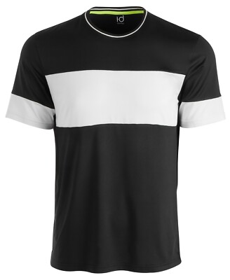 Ideology Men's Mesh Colorblocked Tee Black Size S