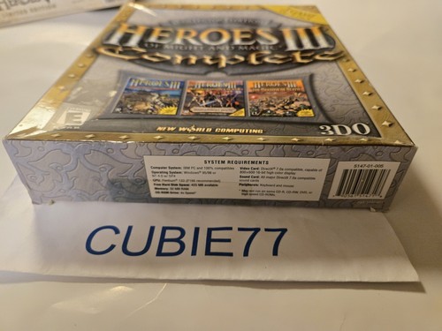 Heroes of Might and Magic III Complete (Collector's Edition PC 2000) NEW Box USA - Picture 5 of 9