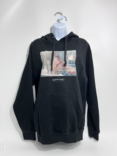 Ariana Grande Positions Tour Konzert Hoodie Kapuzenpullover Gr. Herren M schwarz