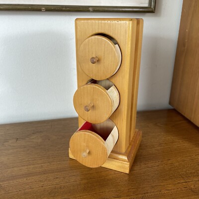 3 Drawer Wooden Cabinet Caddy Handmade Decor Box Jewelry, Rings, Trinkets, Coins