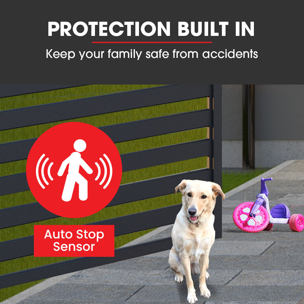 EGUARD Automatic Solar Electric Gate Opener Single Swing Arm Kit 500kg