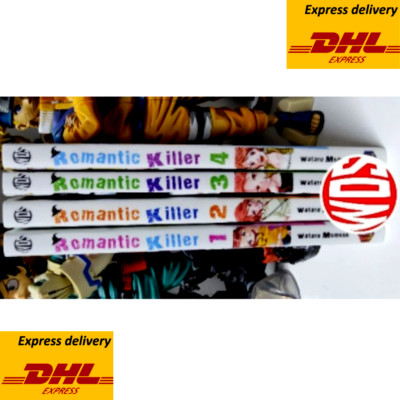 Romantic Killer English Vol 1-4 Manga Set by Wataru Momose Comic Book - Fast DHL