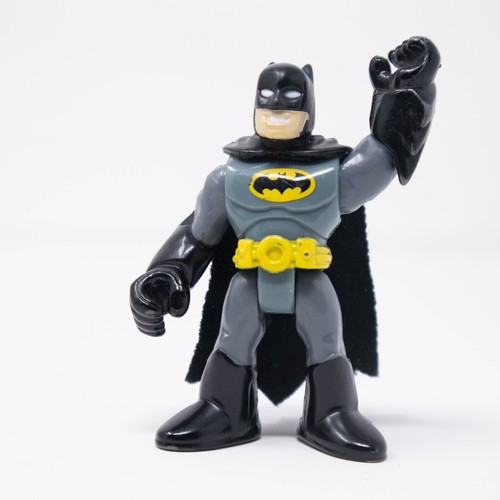 Batman Fisher Price Imaginext DC Super Friends Figure Glider Wings Blue Yellow - Picture 17 of 18