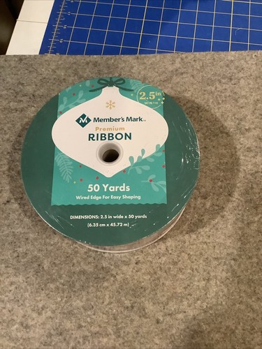 Red Truck Special Delivery Christmas Wired Ribbon Nip 50 Yards - Picture 3 of 5