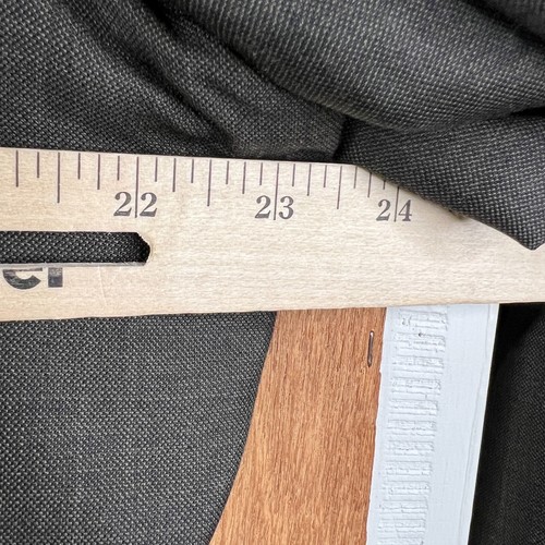 Hart Schaffner Marx Suit Mens 46L Solid Brown 2 Button Wool Gold Trumpeter 37x32 - Picture 6 of 24