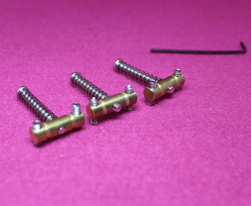 Juego de 3 sillas de montar Fender Squier Squire Telecaster Bridge - Imagen 3 de 4