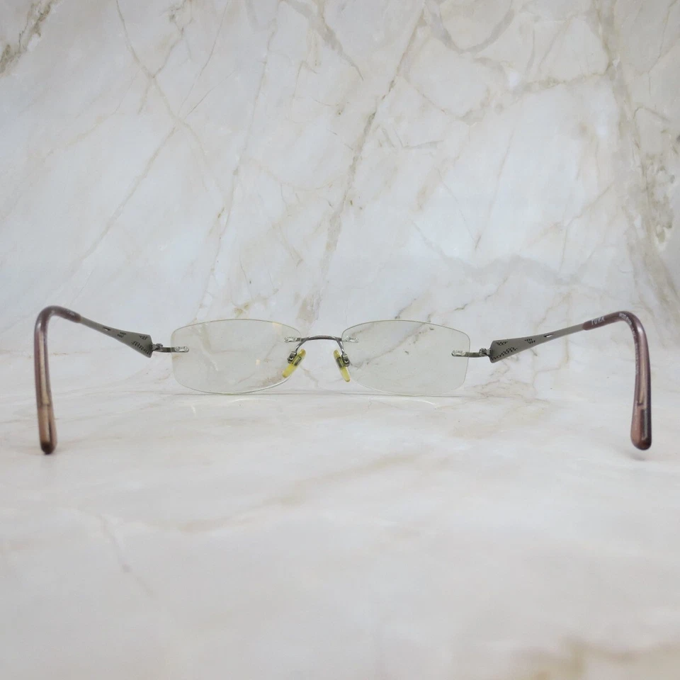 Marco de gafas Tura Mod.R108 LAV para mujer púrpura sin montura rectangular 53-17-135 Foto 4 de 4