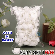 500 Foam Mini Roses WHOLESALE Heads Buds Small Flowers Wedding Home Party UK