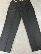 Edwards mens black straight leg dress pants size 36x32