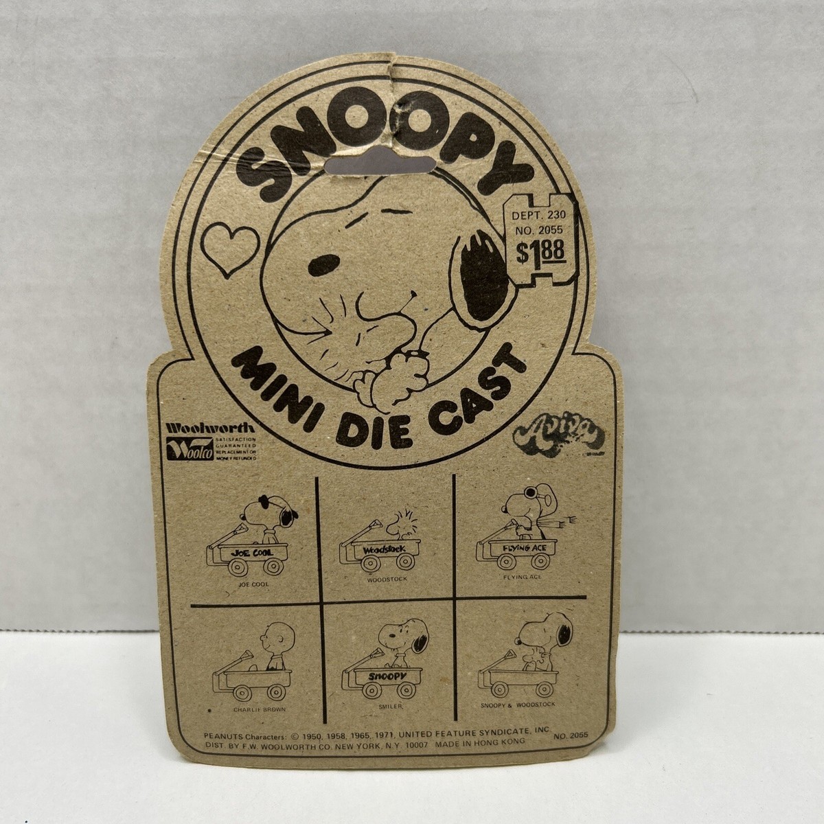 Aviva Peanuts Snoopy Mini Die Cast Snoopy & Woodstock NOC | eBay