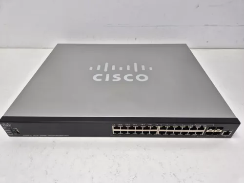 CISCO SX550X-24-K9. 24 PORT 10GBASE-T STACKABLE SWITCH. 90 DAY WARRANTY.