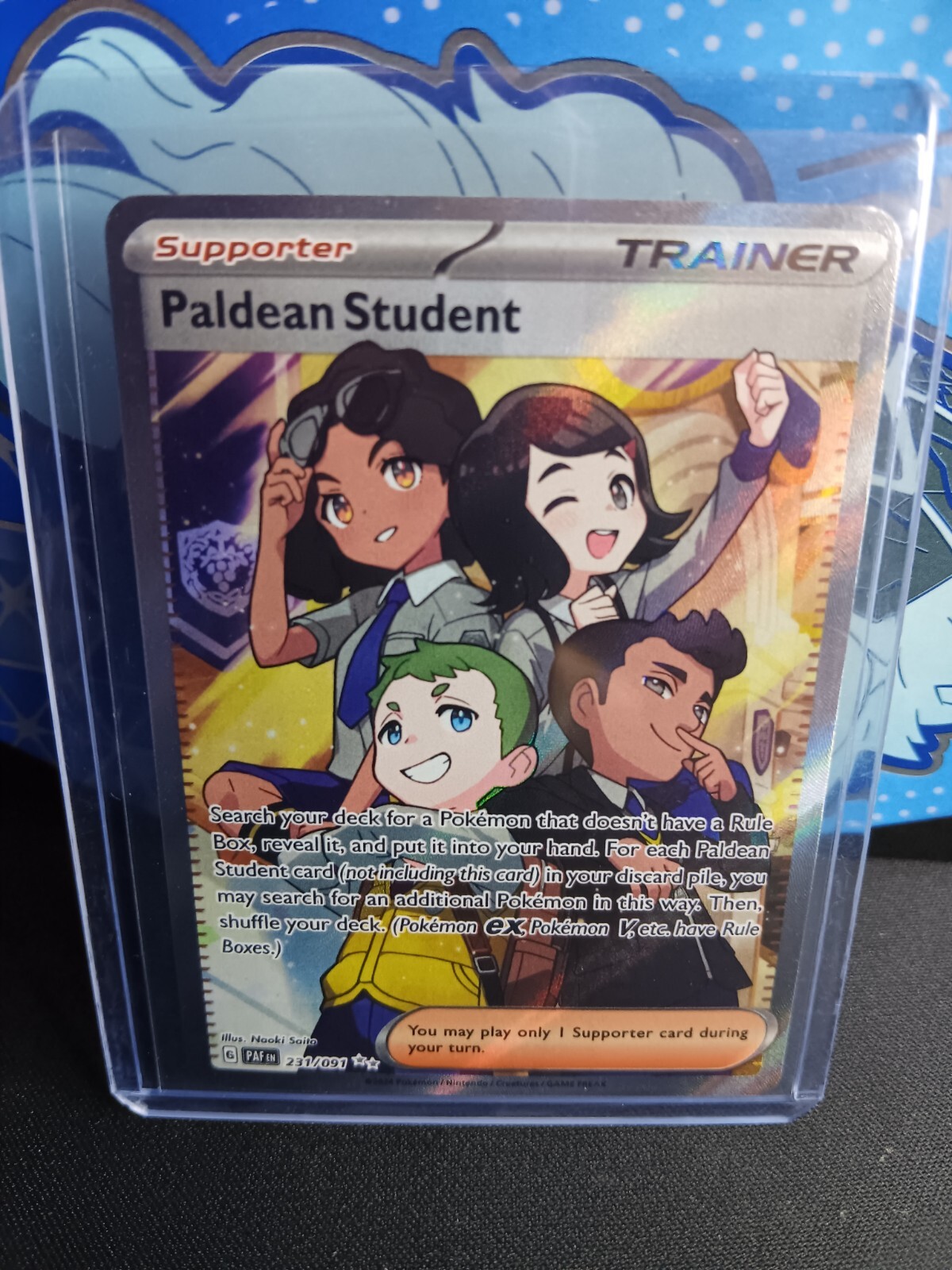 Pokémon TCG Paldean Student Scarlet & Violet: Paldean Fates 231/091 Holo...