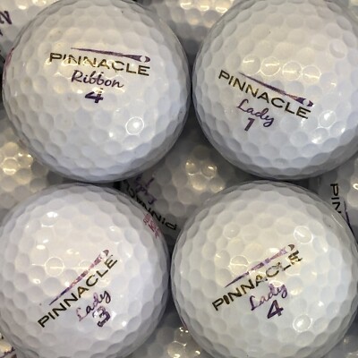 50 GOLFBÄLLE/LAKEBALLS PINNACLE LADY PURPLE AAA