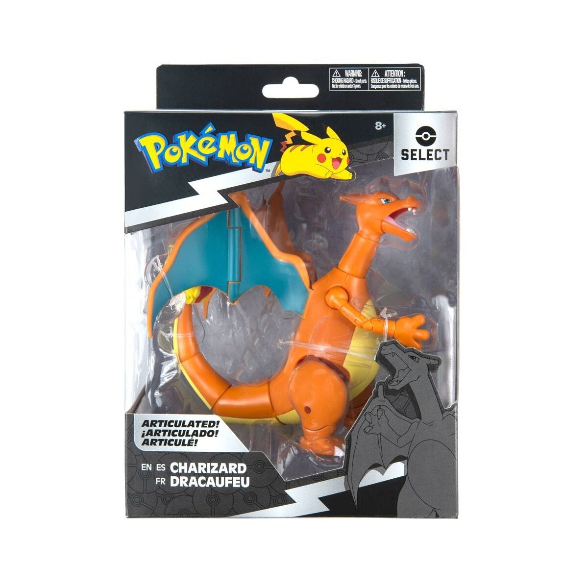 Pokémon Dracaufeu peluche géante 50cm douce cadeau idéal pour anniversaire de fan