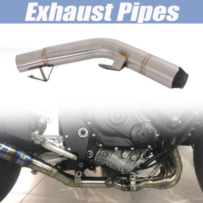 #ad Fits Suzuki GSXR600 GSXR750 2011 2023 Exhaust Mid Link Pipe Connect Tube Slip on $45.95