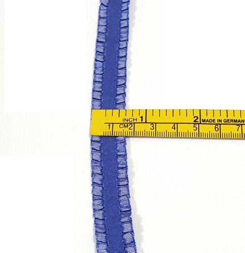 5/8" 16mm wide 5-20 yds Wisteria Blue Ruffles 2 sided Edge Elastic Band EB2 - Picture 9 of 9