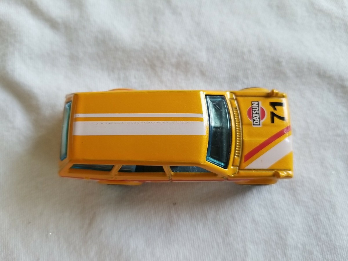 2015 Hot Wheels 71 DATSUN BLUEBIRD 510 WAGON Yellow 202/250