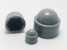 M6,M8,M10,M12,M16,.......... Bolt Nut Cover Caps Plastic / Grey