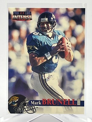 1996 Pro Line II Intense NFL Football Card #3 Mark Brunell