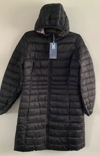 Image of Joules Ladies Kenley Showerproof Long Coat Black Size 10 BNWT  Rrp £89