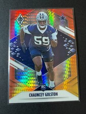 Chauncey Golston 2021 Panini Phoenix - Rookie #185 Fire Burst (RC)