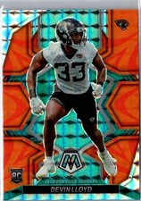 2022 Panini Mosaic #375 Devin Lloyd Mosaic Reactive Orange