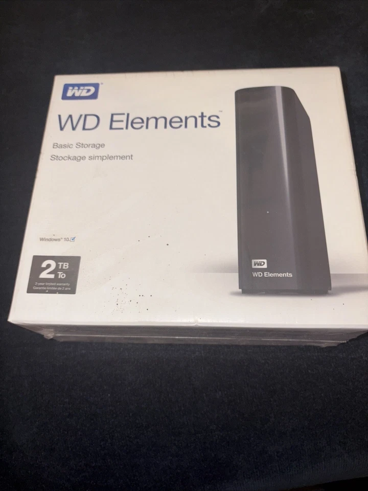 WD 2 TB Elements Desktop External Hard Drive - USB 3.0, Black. - Image 2 of 4