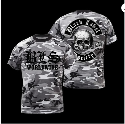 Camo Tee Black Label Society 2026 All Overe Print t shirt