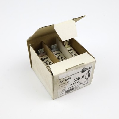 Ebamat fuse block 9387 NH000 25A 500V (3pcs) original box