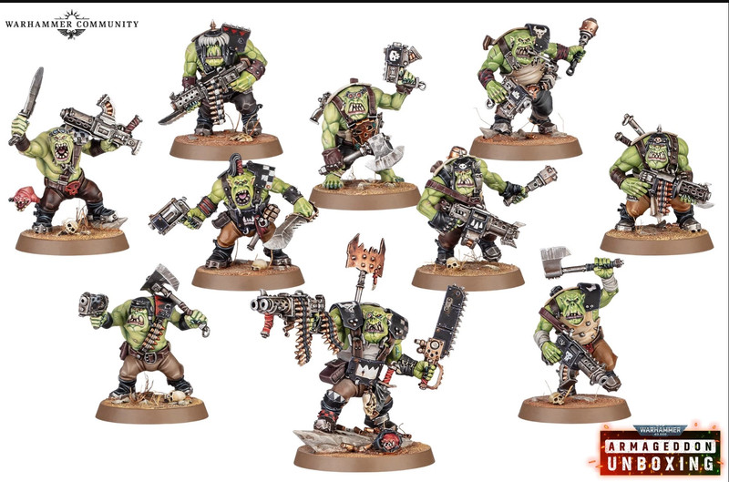 Ork Boyz x10 - Armageddon 11th Edition - Warhammer 40K - NoS - Presale