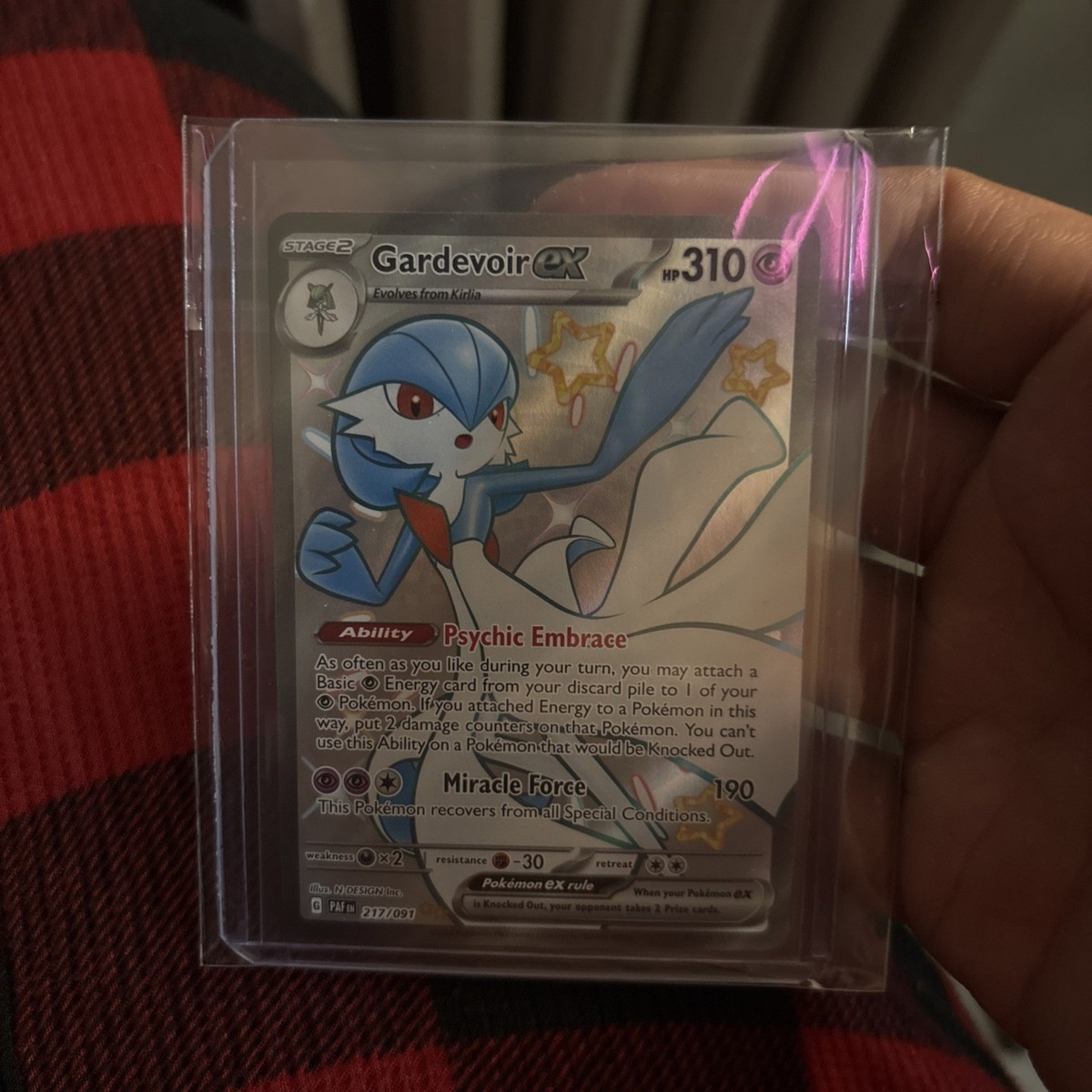 Pokemon 2024 Shiny Gardevoir ex 217/091 Shiny Paldean Fates GEM MINT | eBay