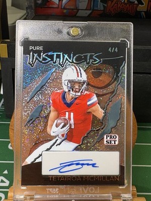 Pure Instincts Tetairoa McMillan Stardust Auto 4/4