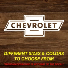 Chevy Bowtie Vinyl Decal Your Color Choice Sticker Chevrolet