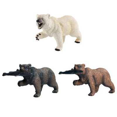 Realistischer Bärenspielzeug, pädagogischer Kuchenaufsatz, Tierstatue,