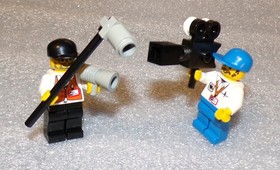 NEW LEGO Director And  Cameraman Minifigures Movie Studios 1411