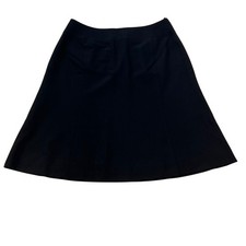 Talbots Wool Blend A-Line Skirt Knee Length Vintage Size 12P Zip