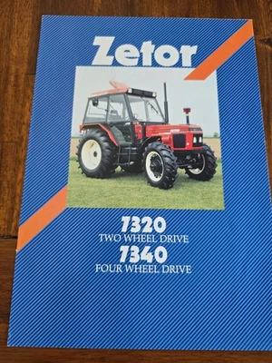 ZETOR 7320 7340 Schlepper Traktor Prospekt a - Bild 1 von 3