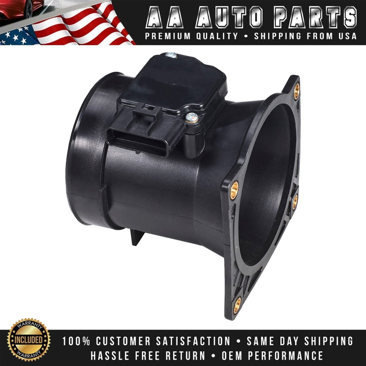 Mass Air Flow MAF Sensor for 1999-2001 Ford F-550 Super Duty 7.3L