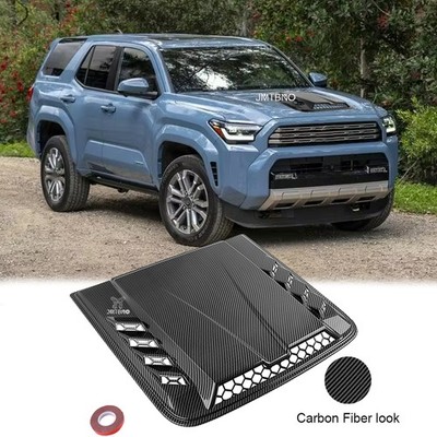 Air Flow Intake Hood Scoop Vent Bonnet Cover Carbon Fiber For Toyota 4Runner TRD