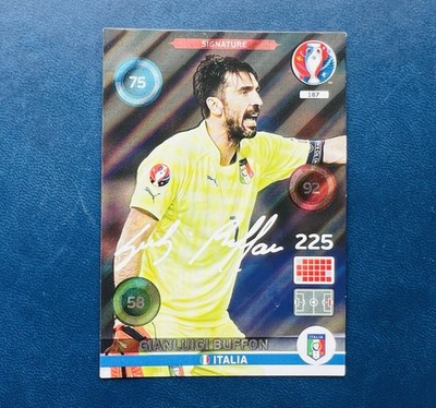 Panini, Gianluigi Buffon, Euro 2016, Signature Card