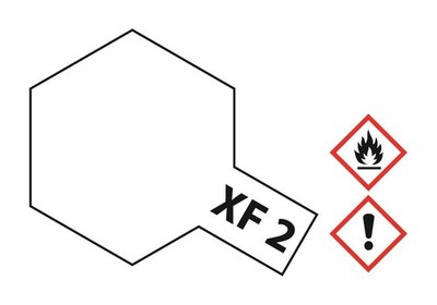 XF-2 Weiss matt Tamiya Acrylic Paint 23ml 81302