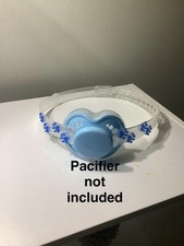 Hypnos Adult Pacifier band paw print design Pacifier not included Abdl